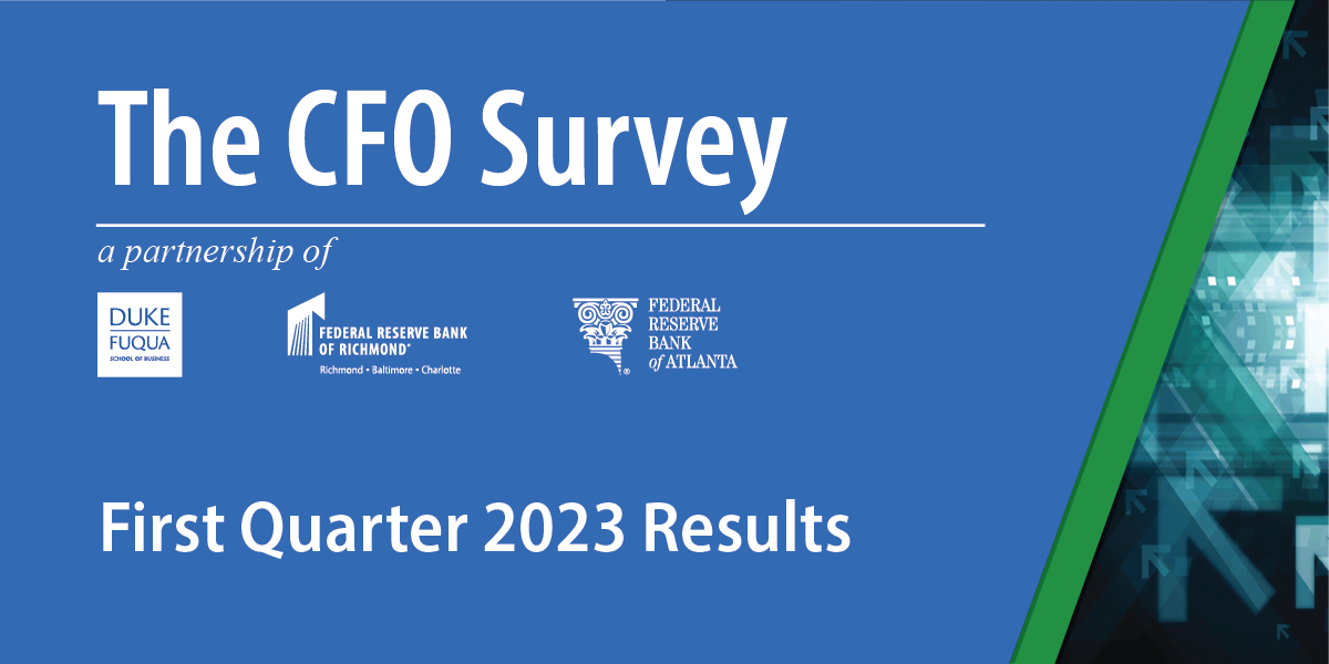 CFO Survey _ March 2023_Duke University's Fuqua School of Business