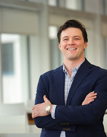 Portrait of Mitch Weaver, a student in the Weekend Executive MBA program at The Fuqua School of Business.