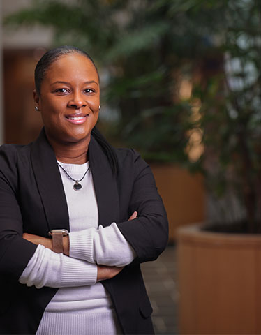 Portrait of Taryn Felder, a student in the Global Executive MBA program at The Fuqua School of Business